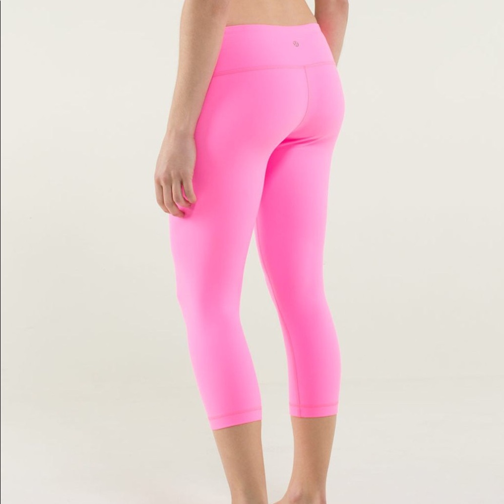 Lululemon Wonder Under Crop Leggings